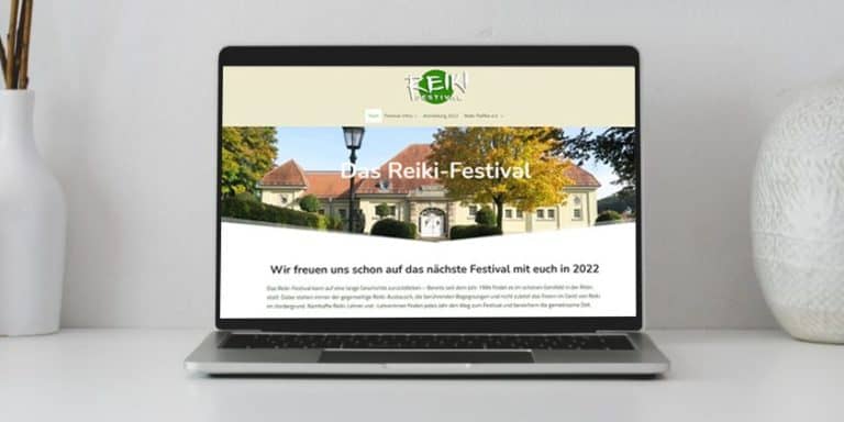 Webrelaunch Für Reiki-Festival