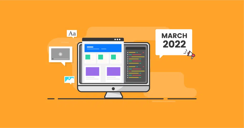 Top 5 Webdesign Trends für März 2022