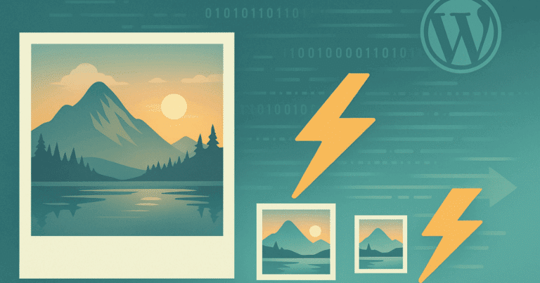 Bildoptimierung Wordpress: Großes Bild Wird Komprimiert Für Schnelle Website-Performance