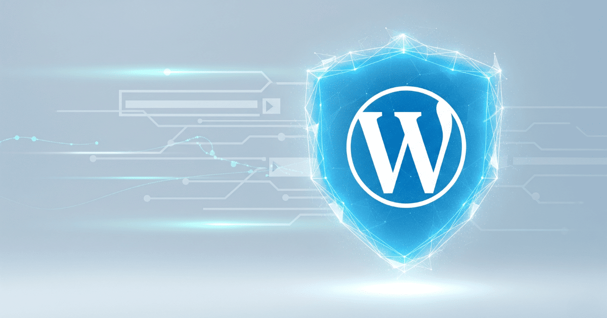 Digitales Schild schützt WordPress-Website vor Sicherheitslücken und Performance-Einbrüchen durch regelmäßige Wartung.