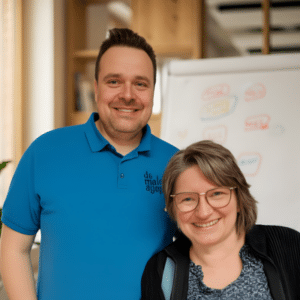 Andrea Leitold und Tim Ehling von die mainagentur